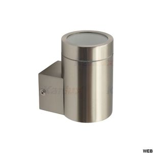 Lampe murale extérieure Kanlux Magra El 135, éclairage de façade, projecteur en acier inoxydable - Product Image 1