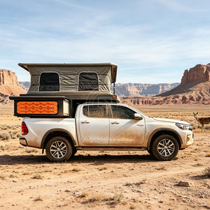 Camper électrique escamotable à double extension pour pick-up Tacoma Hilux Ford Ranger, coque de camping-car coulissante pour benne de pick-up, auvent de camping-car - Product Image 2