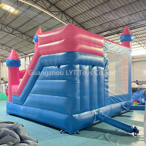 Màu hồng nhà bị trả lại Mini <span class=keywords><strong>Inflatable</strong></span> lâu đài <span class=keywords><strong>Inflatable</strong></span> nhảy lâu đài cho trẻ em - Product Image 4