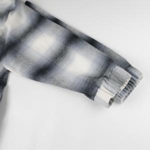 Camicie da <span class=keywords><strong>uomo</strong></span> di alta qualità, vestibilità ampia, <span class=keywords><strong>con</strong></span> zip, in misto cotone a quadri - Product Image 5