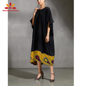 Robe longue à imprimé Ankara, kaftan, nouvelle mode, pour automne ou hiver à prix polarisé, <span class=keywords><strong>2021</strong></span> - Product Image 3