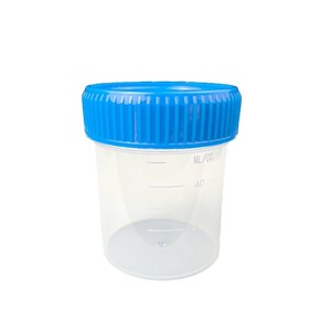 Disposable Plastic Urine Container 40ml 60ml 90ml <b>100ml</b> 120ml Sample Urine Specimen <b>Cup</b> - Product Image 5