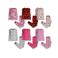 Ensemble de pyjamas en bambou pour femme, imprimé patchwork de haute qualité, vêtements de détente pour adultes, imprimé de Noël, pyjamas en bambou pour adultes