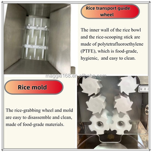 Máquina Automática de Acero Inoxidable para Hacer <span class=keywords><strong>Sushi</strong></span>, Máquina para Hacer Bolas de Arroz Nigiri, Máquina Formadora de Bolas de Arroz para <span class=keywords><strong>Sushi</strong></span> - Product Image 4