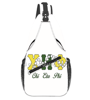 Nouveau Sac Messager Unisexe Personnalisé Phi Beta Sigma Sisters Sorority, Design Perles et Lettres Grecques, Sac de Poitrine pour Voyage et Activités de Plein Air