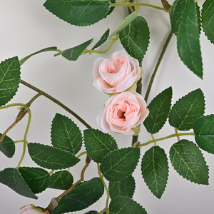 Guirlandes de roses artificielles en soie, bouquet de fleurs pour décorations de mariage, aménagements paysagers, vente en gros - Product Image 1