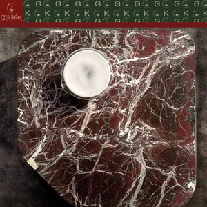 <span class=keywords><strong>โต๊ะ</strong></span>กาแฟ<span class=keywords><strong>หิน</strong></span>อ่อนสีแดงรุ่นโรสโซ เลวันโต ทรงสี่เหลี่ยมผืนผ้า สำหรับห้องนั่งเล่นสไตล์โมเดิร์น GOLDKING ฐานไม้จริงพร้อมชั้นวางสินค้า ผลิตโดยโรงงาน OEM ODM โดยตรง - Product Image 4