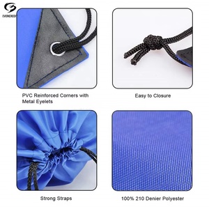 Low Moq Waterproof Oxford Sport <strong>Drawstring</strong> Duffle <strong>Bag</strong> Reusable <strong>Drawstring</strong> Backpack with Pockets Travel Gym String Backpack - Product Image 5