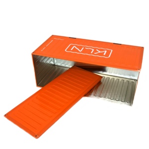 OEM ODM Custom Printed Food Grade Shipping Container Shape <b>Tin</b> Box Manufacturer Metal Packaging for Food & Gift - Product Image 6