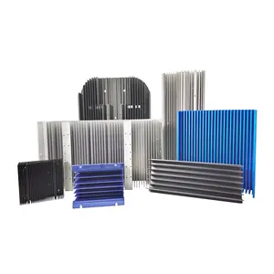 High Precise Extrusion Moulding Aluminum Profile Square Angle T Heat Sink Aluminium Heat Sink