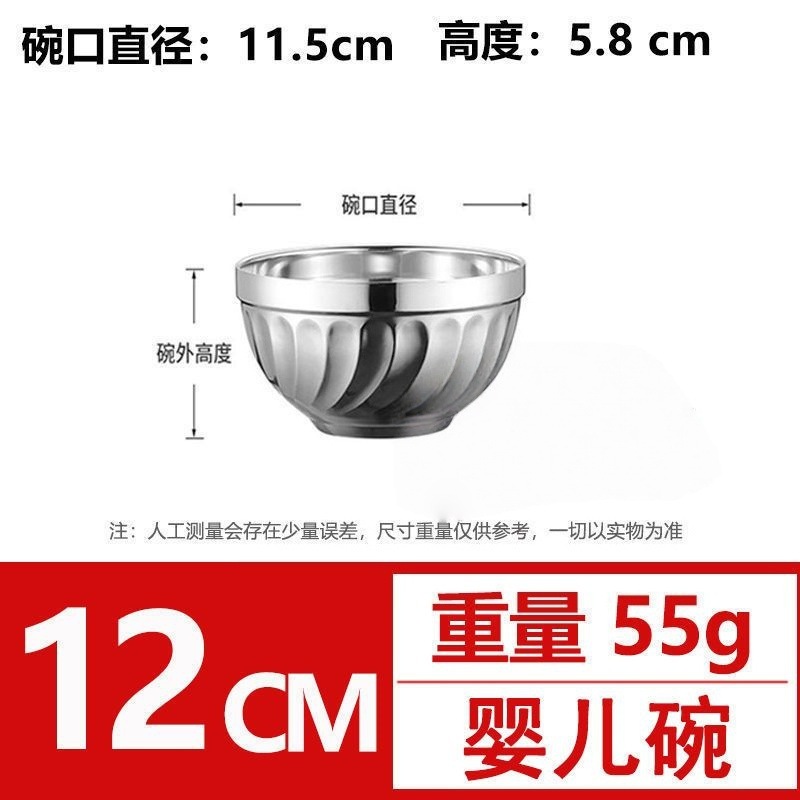 Cuencos de lirio de acero inoxidable [12cm] 10 piezas