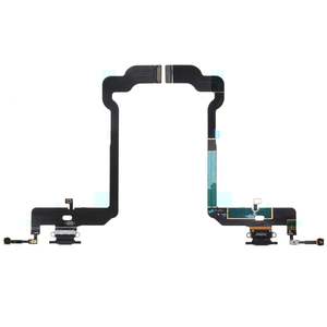 Câble flexible pour port de charge Lightning pour Apple iPhone XS avec microphone noir - Product Image 1