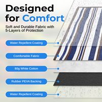 Accessoires de camping personnalisés à double couche, couverture de pique-nique pliable en toile, tapis de pique-nique imperméable pour le camping en plein air, la plage