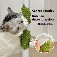 Jouet à gratter pour chat en silicone écologique Tickle Table Leg Strap Self-Hi Hair Scratch Toy Fixe Cat Scratch Toy