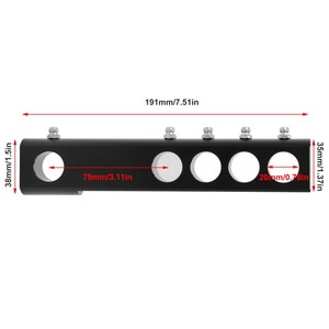 Kit de liaison de suspension arrière pour VTT CNC en aluminium Kit d'abaissement arrière réglable précis remplacement pour <span class=keywords><strong>Banshee</strong></span> 350 YFZ350 <span class=keywords><strong>noir</strong></span> - Product Image 2