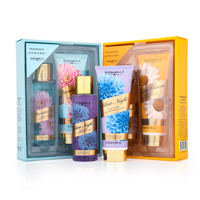 Coffret cadeau de parfum de voyage pour femmes, parfum, brume corporelle, lotion corporelle, coffret cadeau de parfum pour femmes SG0133