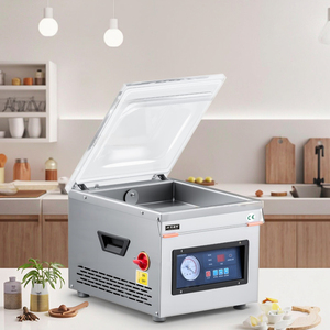 Electric Stainless Steel Automatic Small Desktop Supermarket Manufacturer Packaging Beef Fish Seafood <b>Vegetables</b> Vacuum Sealing - Product Image 1