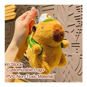 Capybara <b>Stuffed</b> Animal <b>Toy</b> Cute Plush Keychains Backpack Charms for Women Kids; Festive Holiday Decorations Gift for Collectors - Product Image 2