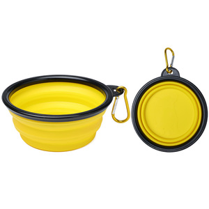 Preço competitivo Tpe + Abs Dobrável Dobrável Portátil Pet Alimentação Água Bowl Silicone Bowl - Product Image 2