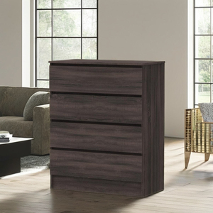 Modern 4-Chest of <b>Drawer</b> Cabinet High Quality Wood <b>for</b> Bedroom Kitchen <b>Storage</b> Contemporary Home Living Room Furniture SIVR 1460 - Product Image 1