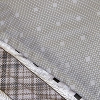 Parure de lit 4 pièces moderne à motifs géométriques, housse de couette en microfibre brossée douce avec design réversible et fermeture éclair