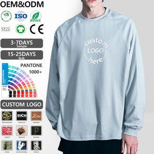 Sudadera Deportiva Unisex de Cuello Redondo con Logotipo Bordado Personalizado OEM, Sudadera Holgada de Manga Larga para Otoño, para Actividades al Aire Libre - Product Image 1