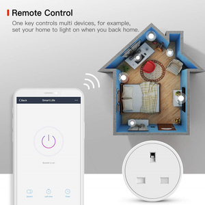 TECKIN Chất Lượng Tuya Wifi UK 16A Ổ Cắm Thông Minh/Phích Cắm WLAN, Giá Cả Cạnh Tranh. Truy Cập Từ Xa Và Điều Khiển Giọng Nói Trợ Lý Alexa/Google - Product Image 4