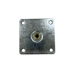 Furniture Leg Square Plate 70x70x1.5mm Heavy Duty <b>For</b> <b>Sofa</b> Industrial Design White Zinc Plated Cold Plate - Product Image 1