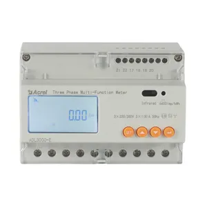 Acrel ADL3000-E/C Three Phase din rail energy meter 80A direct connect dual power monitoring meter with RS485 port