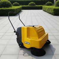 Mini Hippo M105-3 Balayeuse autoportée électrique pour la collecte de feuilles, nouvelle machine de nettoyage à pousser pour voirie