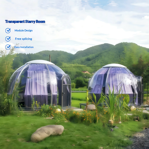 Dôme à bulles préfabriqué pour hôtel, tente moderne en polycarbonate transparent, maisons dôme pour camping - Product Image 4