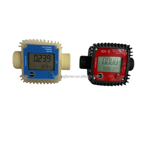 เครื่องวัดอัตราการไหลแบบกังหัน K24 ขายดี สำหรับของเหลว/ยูเรีย/ดีเซล/น้ำมันเบนซิน หน้าจอ LCD ดิจิตอล ความแม่นยำ 1% อัตราการไหล 10-120 ลิตร/นาที มาตรฐาน CE - Product Image 4