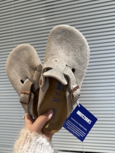 Дизайнерские сабо-шлепанцы с пробковой подошвой, модные летние шлепанцы из натуральной кожи, популярные женские и мужские пляжные туфли высокого качества - Product Image 2