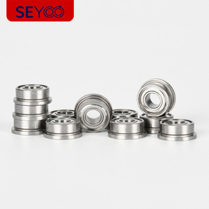 SeYoo Smf104zz Stainless Steel Flange Bearing 4x10x4 Mm Pre Lubricated Double Shielded For Rod End Applications - Product Image 1