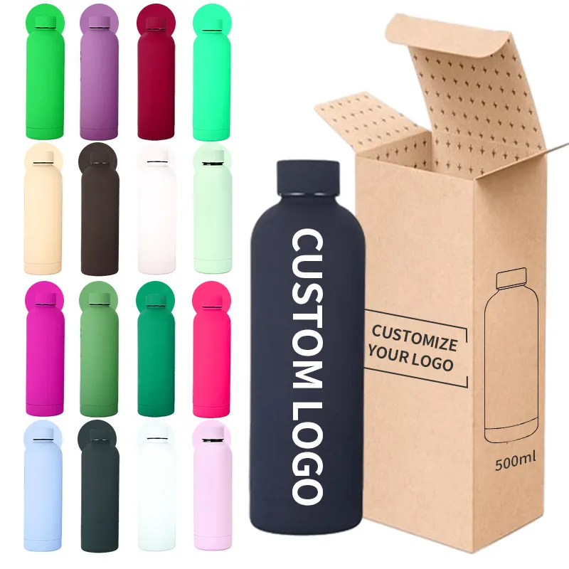 High Quality Stainless Steel Insulated Thermal Cycling Slim Water Bottle with Custom Logo