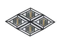 Nouveau module d'éclairage matriciel LED rétro 150W avec contrôle RGB et DMX512 pour événements DJ et fêtes