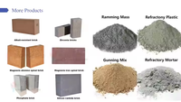 Pabrik semen tahan api Alumina tinggi mesin cetak korundum kustom beton diproses dengan layanan pemotongan dan pengelasan