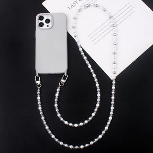 Perles en plastique acrylique nacré ABS brillantes, cordon anti-perte pour smartphone, sangle d'épaule anime, couleur personnalisable, étui pour <span class=keywords><strong>téléphone</strong></span> portable - Product Image 3