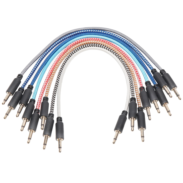 Eurorack Modular Synthe Sizers Cable 3.5mm Mono Patch Audio Cable