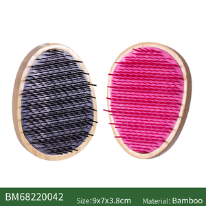 <span class=keywords><strong>Pettine</strong></span> in bambù all'ingrosso <span class=keywords><strong>per</strong></span> <span class=keywords><strong>cani</strong></span> e gatti, spazzola massaggiante in legno ecologica, <span class=keywords><strong>pettine</strong></span> rotondo con airbag <span class=keywords><strong>per</strong></span> il bagno e rimozione peli di animali domestici - Product Image 2