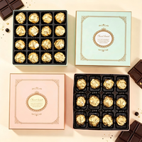 Premium Schokoladenbox mit Boden und Deckel Umweltfreundliche Papier-Geschenkboxen Individuell Bedruckte Süßigkeiten-Verpackungsbox für Schokoladengeschäfte