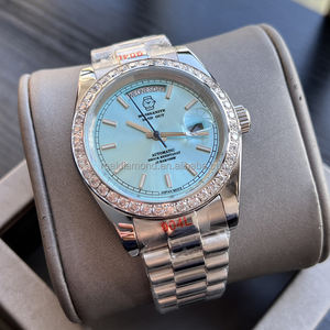 Reloj de Pulsera Mecánico de Acero Inoxidable Resistente al Agua para Hombre, de Lujo y Alta Calidad, con Bisel de Diamantes, 40 mm, Movimiento 3235 - Product Image 5