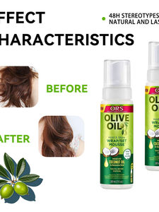 <span class=keywords><strong>Mousse</strong></span> <span class=keywords><strong>Coiffante</strong></span> Effet Brillance Fixation Forte Virale TikTok, <span class=keywords><strong>Mousse</strong></span> <span class=keywords><strong>Coiffante</strong></span> Volumisante Hydratante à l'Huile d'Olive <span class=keywords><strong>ORS</strong></span>, <span class=keywords><strong>Mousse</strong></span> <span class=keywords><strong>Coiffante</strong></span> Naturelle pour Cheveux Bouclés - Product Image 3