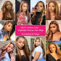 Perruque Lace Front Cheveux Humains Bouclés Ondulés Profonds Pas Chère, Couleur Blond Miel, Cheveux Remy Pré-coupés, Perruques Full HD Lace pour Femmes