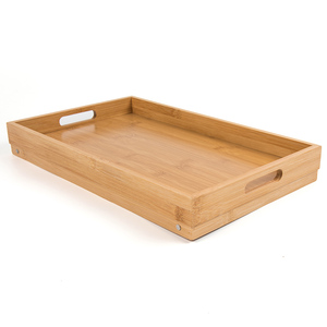 Tre máy tính xách tay gấp phục vụ bữa ăn sáng có thể gập lại khay thức ăn, giường Khay bảng với gấp chân - Product Image 4