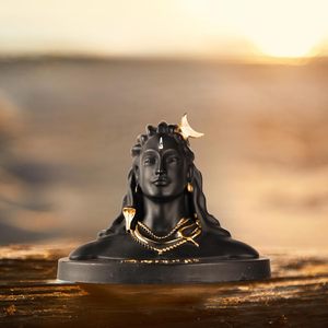 Estatua de Adiyogi Shiva para tablero de coche, Pooja y regalo, Mahadev Murti, Idol, Lord Adiyogi <span class=keywords><strong>Shankara</strong></span> para decoración de hogar y oficina - Product Image 6