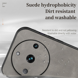 Funda de cuero de piel de oveja para Realme 11 Pro TPU Soft TPU Border Leather Back Mobile Cover - Product Image 3