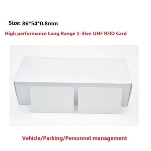 Etiqueta adhesiva para parabrisas UHF, tarjetero, 860-960MHZ, etiqueta de tarjeta de parabrisas <span class=keywords><strong>RFID</strong></span> de largo alcance para Control de acceso de estacionamiento de vehículos - Product Image 4