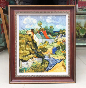 <span class=keywords><strong>Van</strong></span> <span class=keywords><strong>Gogh</strong></span> reproducción pinturas al óleo, pintura de <span class=keywords><strong>flores</strong></span> Marco de imagen, 50x60cm arte de la pared - Product Image 4