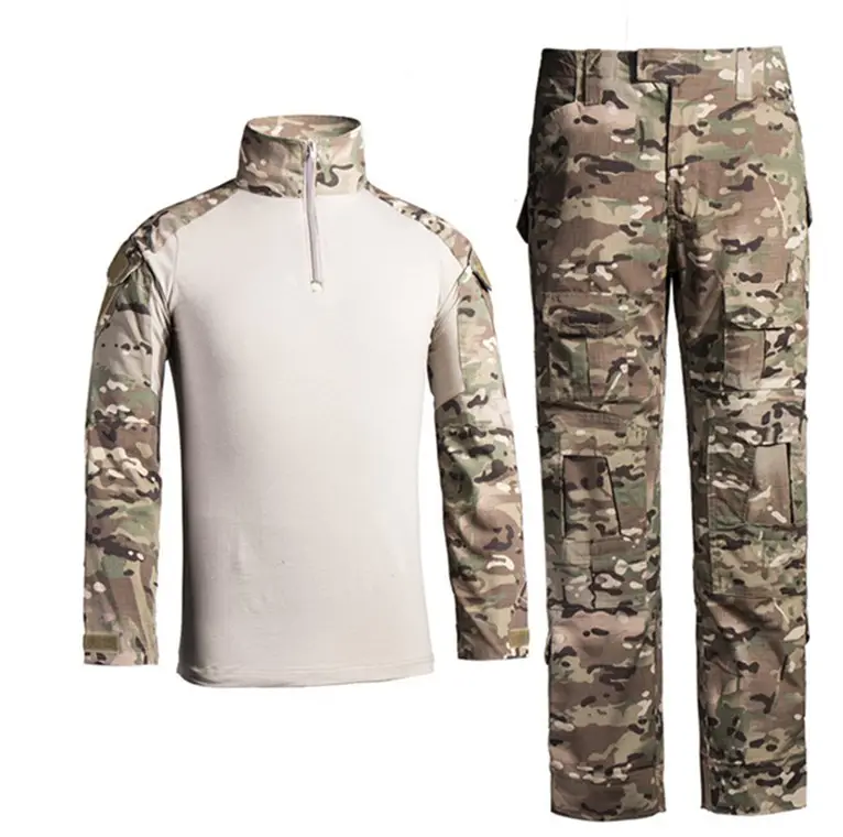 Men U.S Special Multicam camouflage uniform Outdoor Tactical g2 frog suit